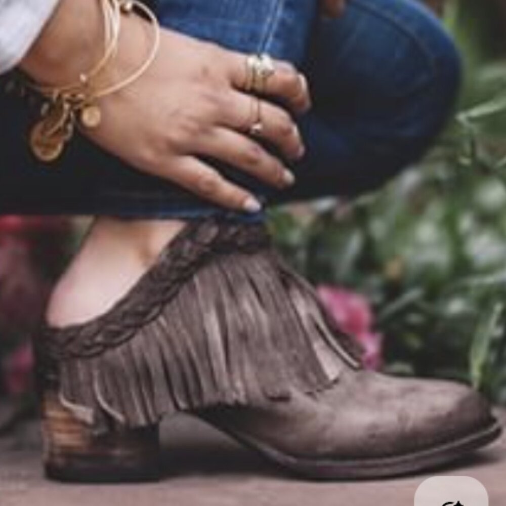 Freebird Fringed Mules by Steven Lucy